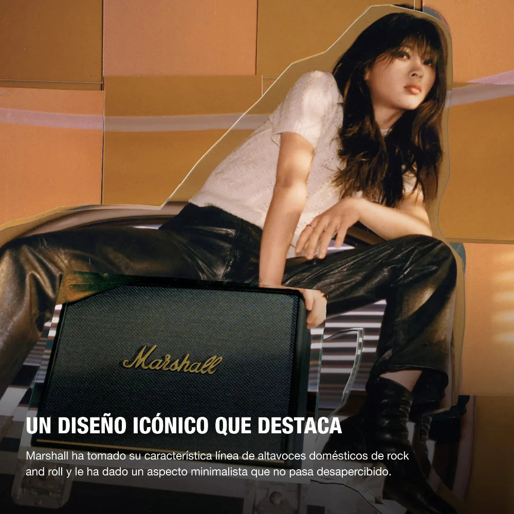 Parlante Marshall Woburn III Bluetooth 120V - Negro