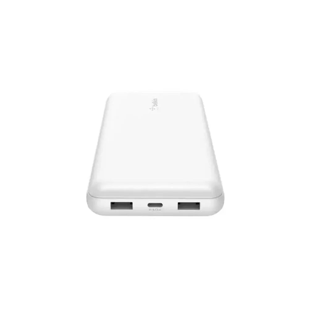 Batería Portatil Belkin 20000 mAh USB-A x2 - USB-C - Blanco