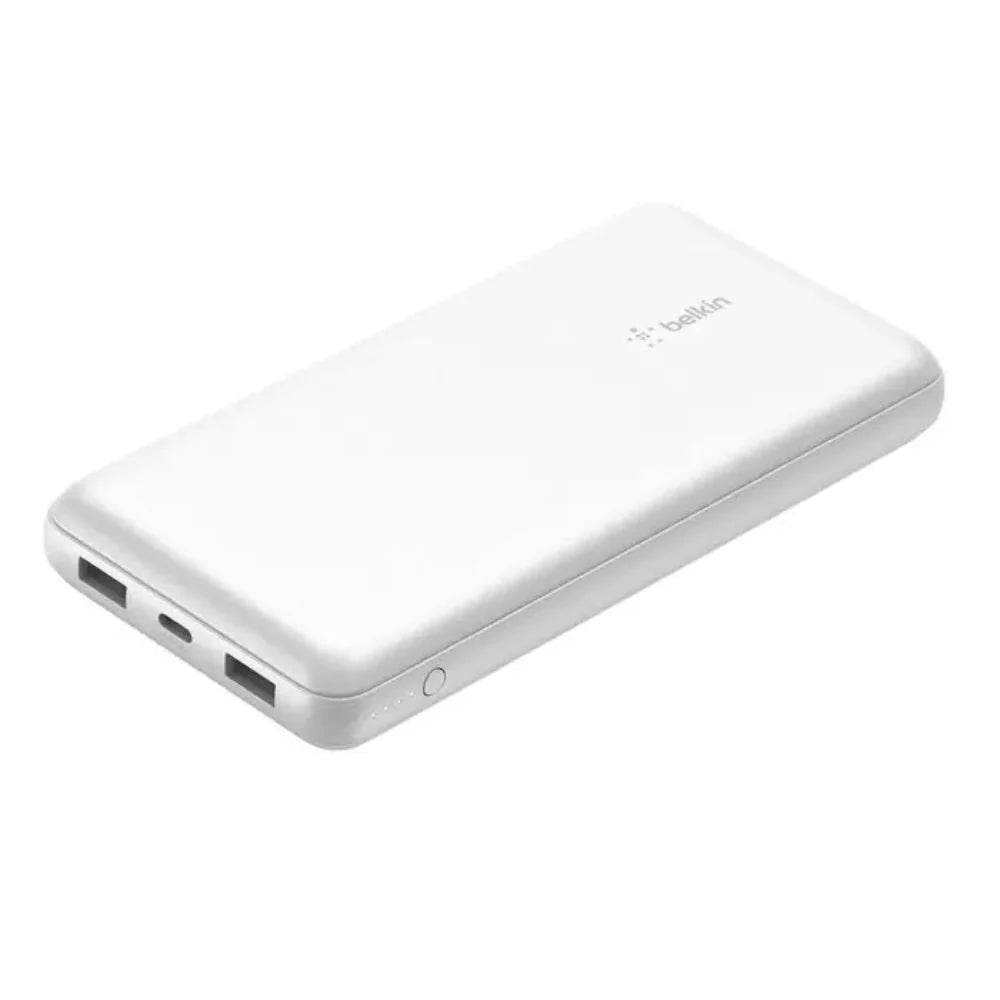 Batería Portatil Belkin 20000 mAh USB-A x2 - USB-C - Blanco