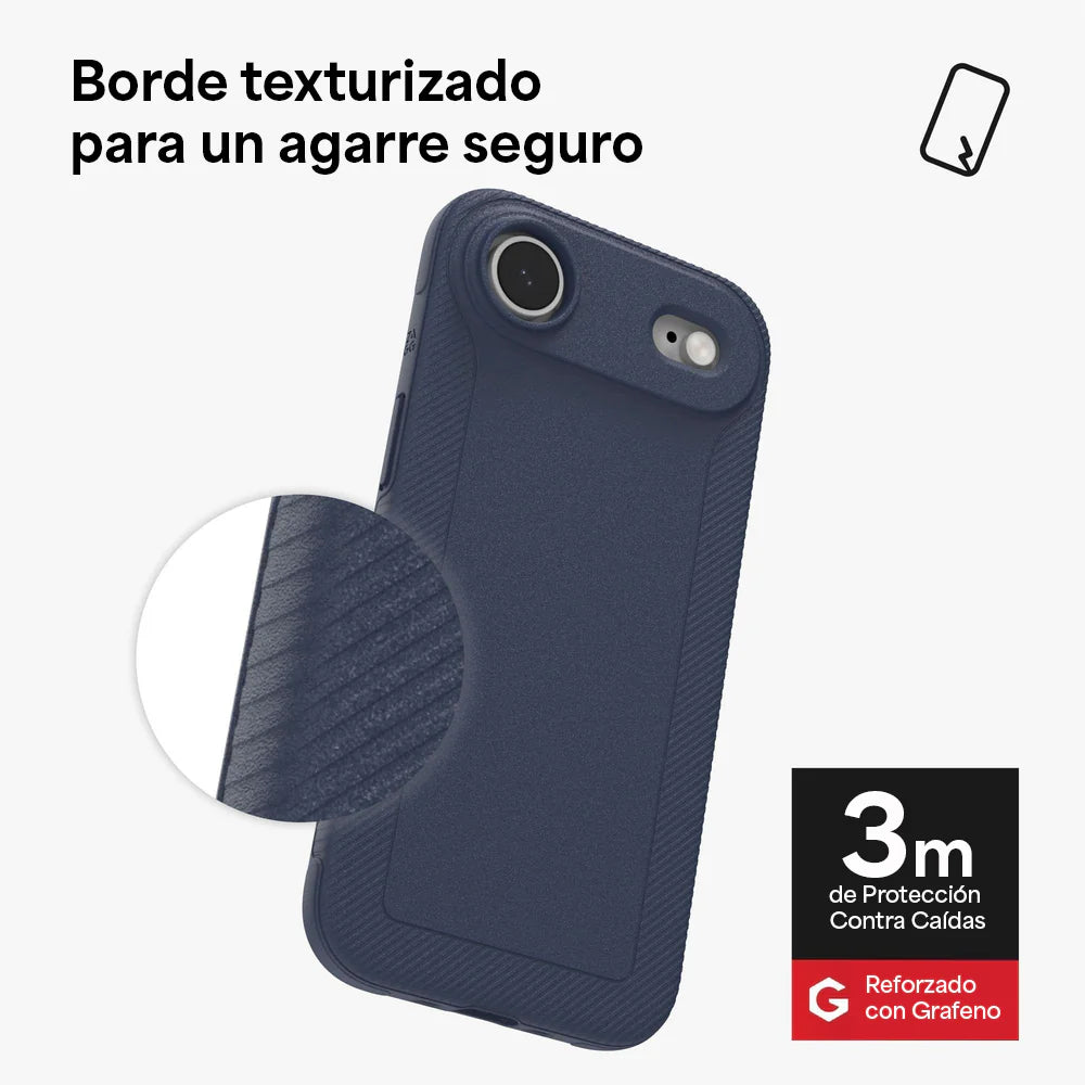 Case ZAGG Luxe con MagSafe para iPhone 17 Azul Marino
