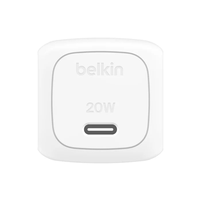 Cargador Belkin USB-C compacto de 20W - Blanco