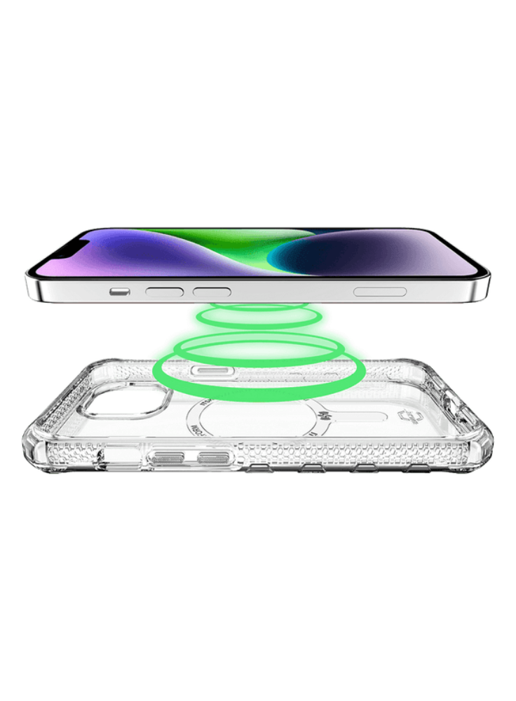 Case ItSkins Supreme R Clear con MagSafe para iPhone 14 Plus - Transparente