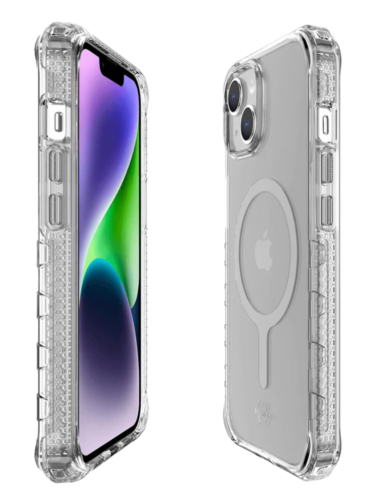 Case ItSkins Supreme R Clear con MagSafe para iPhone 14 Plus - Transparente