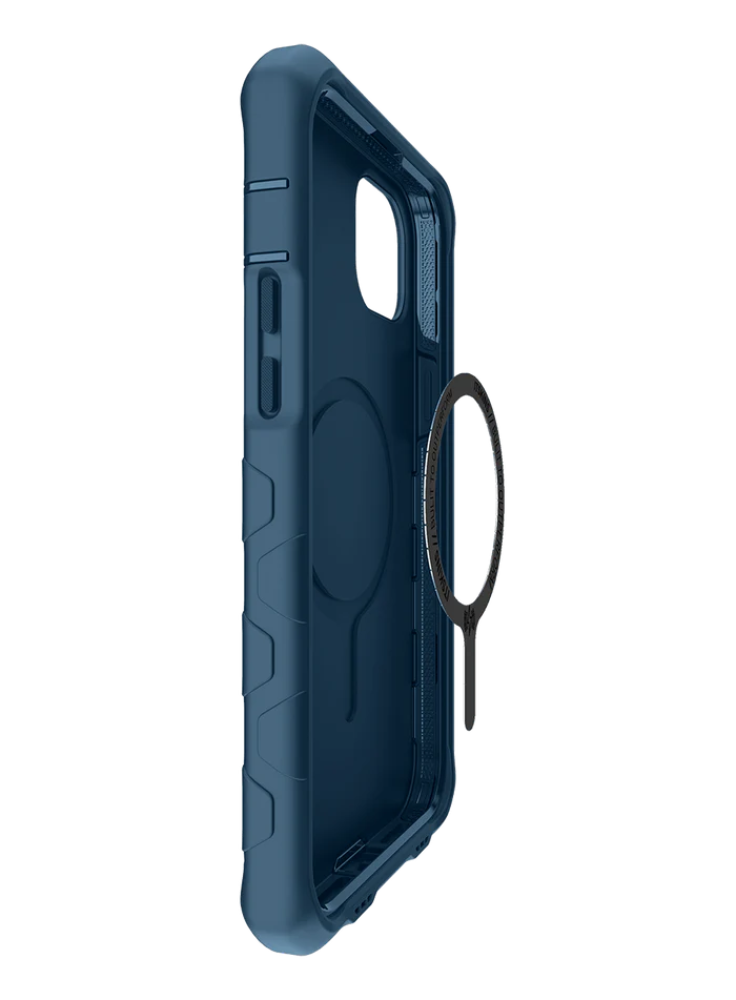 Case ItSkins Vault Solid con MagSafe para iPhone 14 Plus - Azul Marino