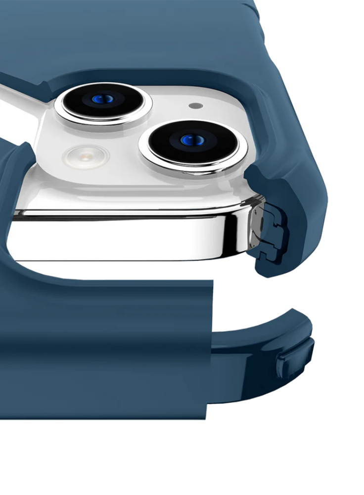 Case ItSkins Vault Solid con MagSafe para iPhone 14 Plus - Azul Marino