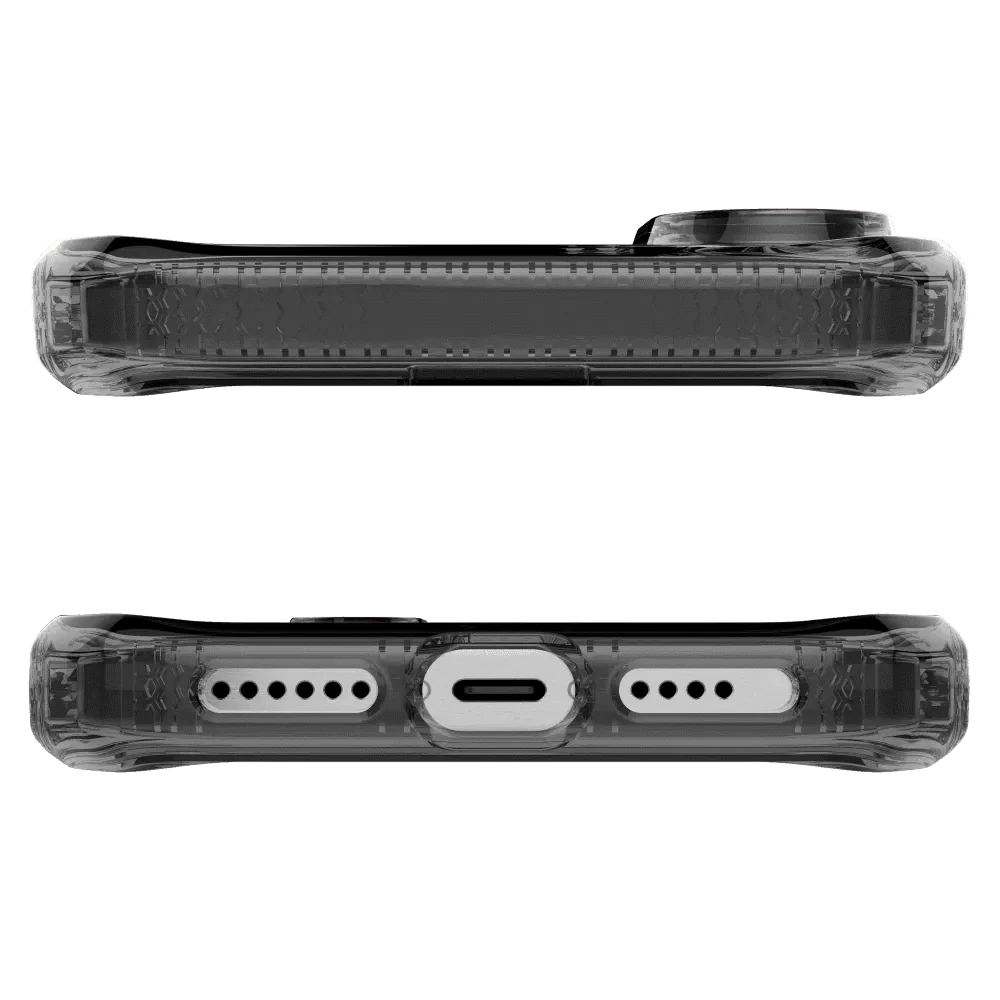Case ItSkins Hybrid R Vapor con MagSafe para iPhone 16 Plus - Negro