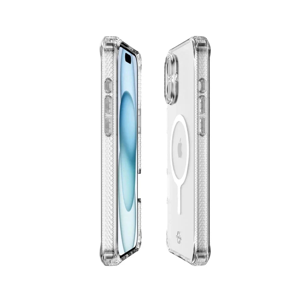 Case ItSkins Hybrid R Clear con MagSafe para iPhone 16 Plus - Transparente