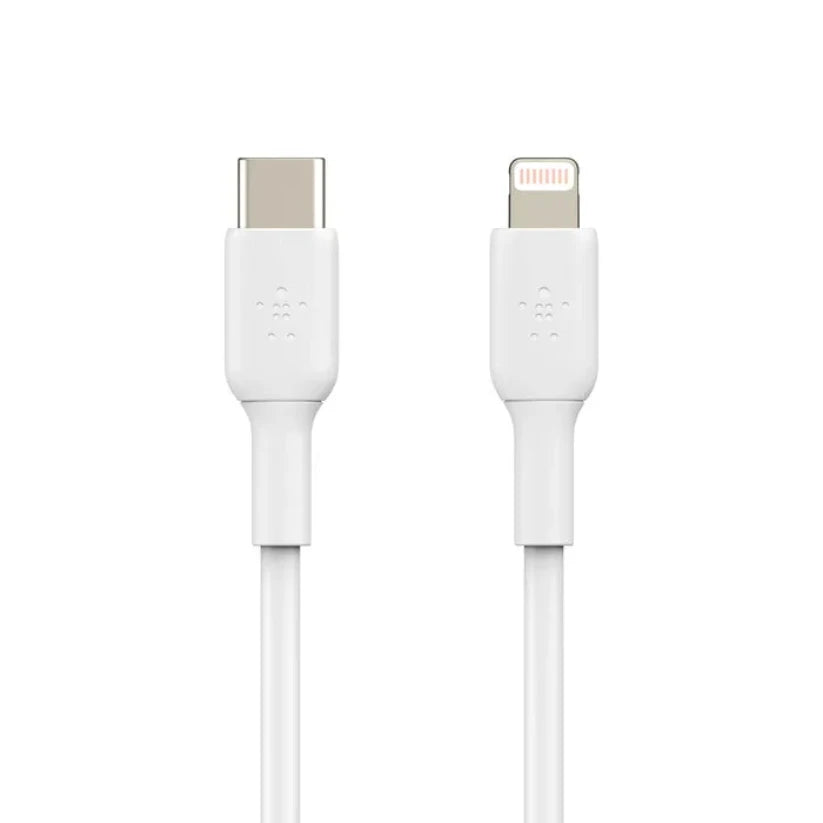 Cable Belkin BoostCharge USB-C a Lightning 1m - Blanco