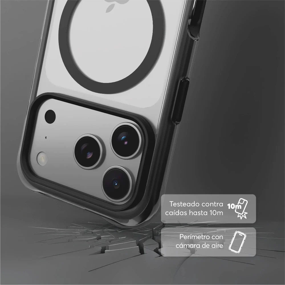 Case NCO SafeCase Ultra con MagSafe para iPhone Series 17 - Negro