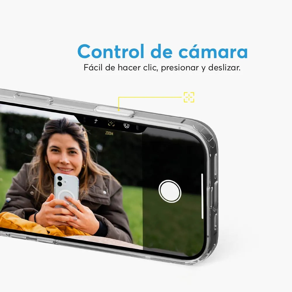 Case NCO SafeCase Clear con MagSafe para iPhone Series 17 - Transparente