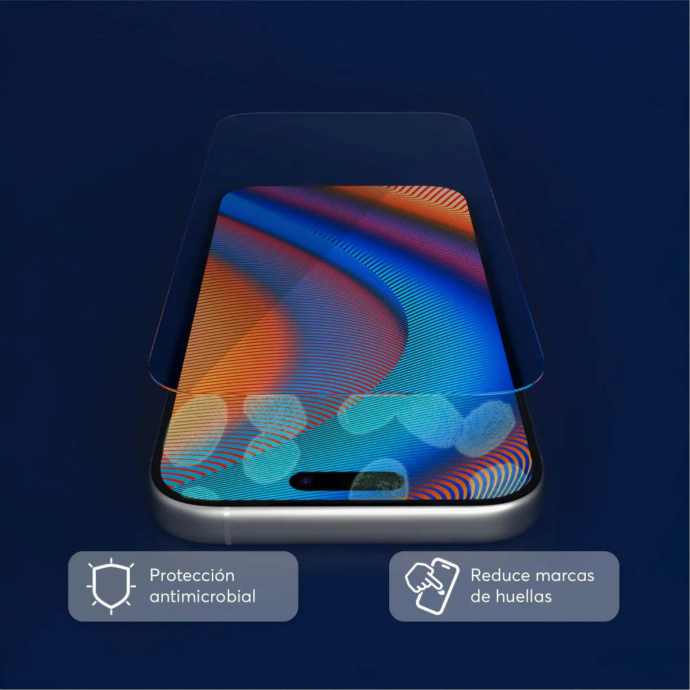 Protector de Pantalla NCO GlassGuard ion+ para iPhone Series 17 - Transparente