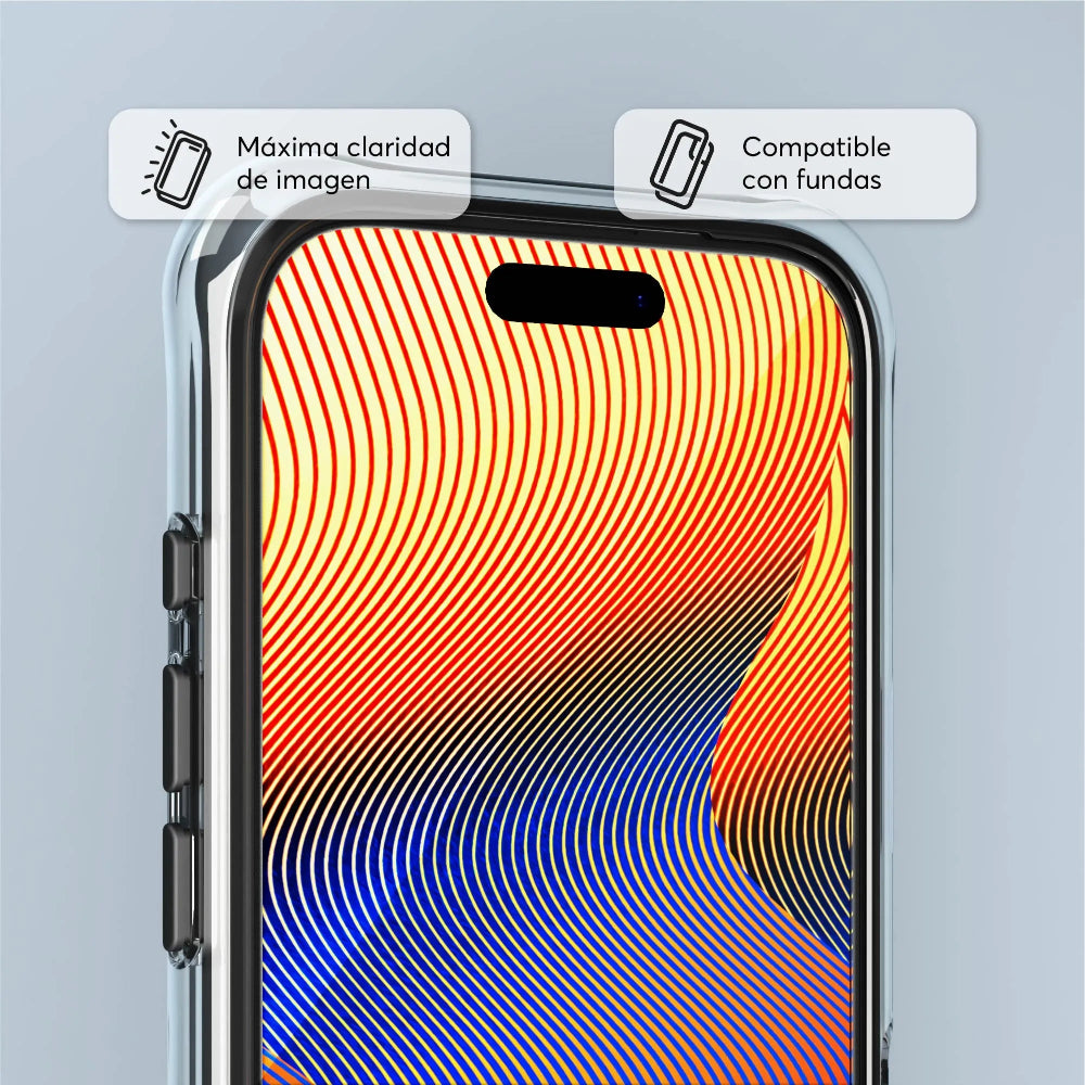 Protector de Pantalla NCO GlassGuard ShockProof para iPhone Series 17 -Transparente