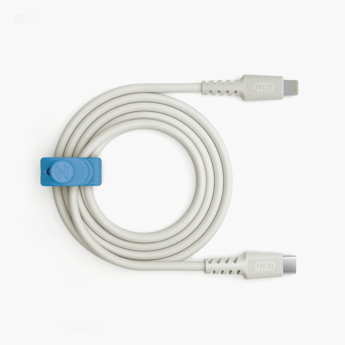 Cable Trenzado NCO PowerLite USB-C to Lightning -Blanco Estrella