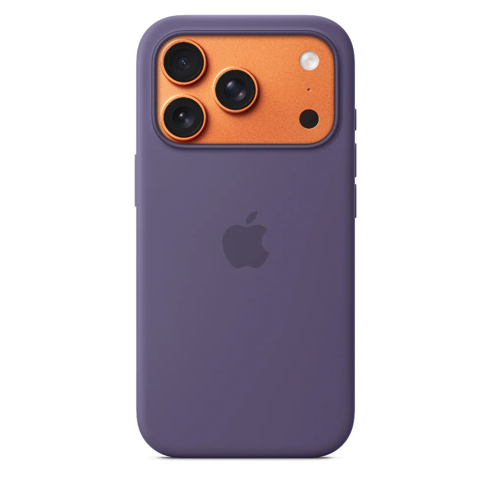 Funda de silicón con MagSafe para el iPhone Series 17 – Morado niebla