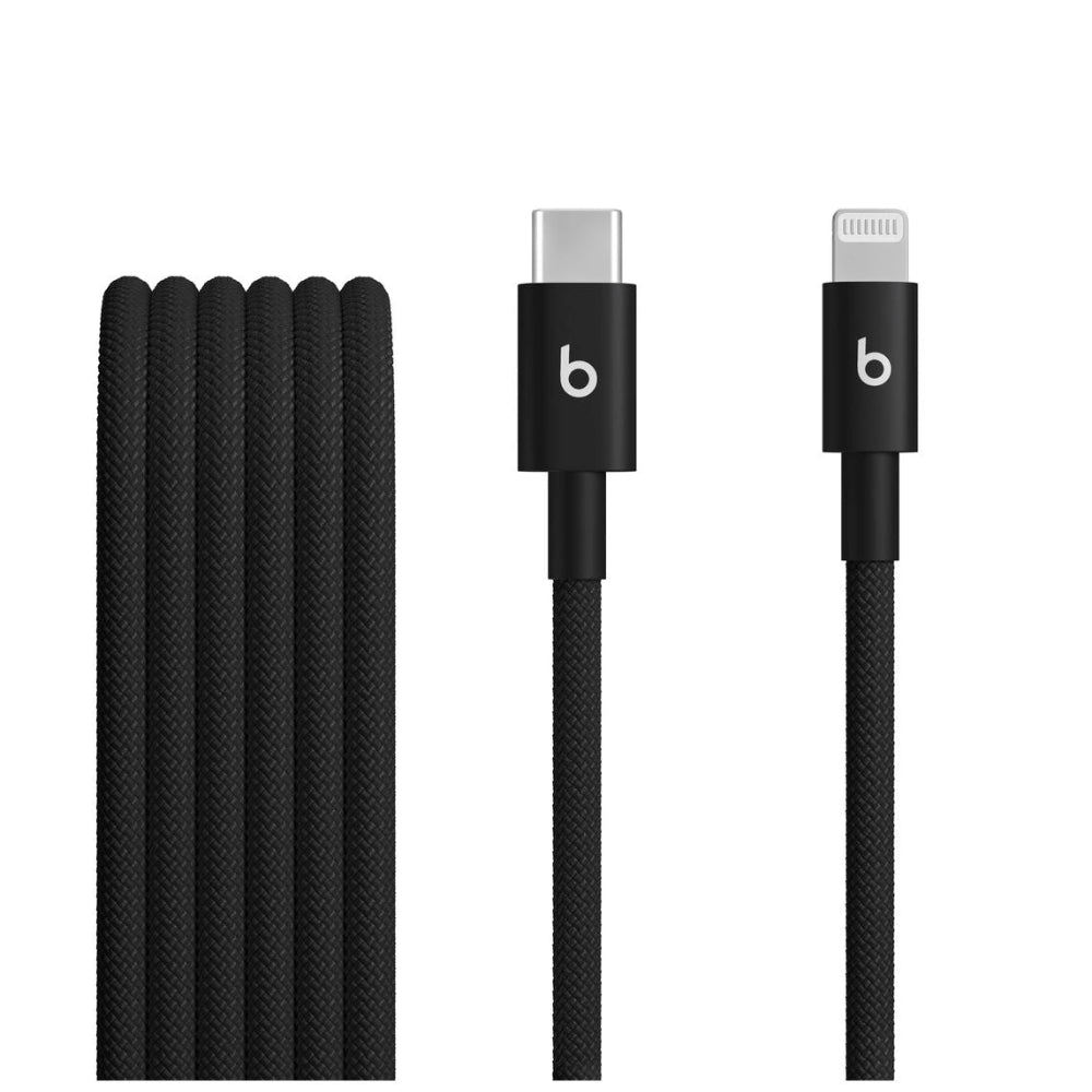 Cable Beats Trenzado USB-C a Conector Lightning (1.5 m) - Negro