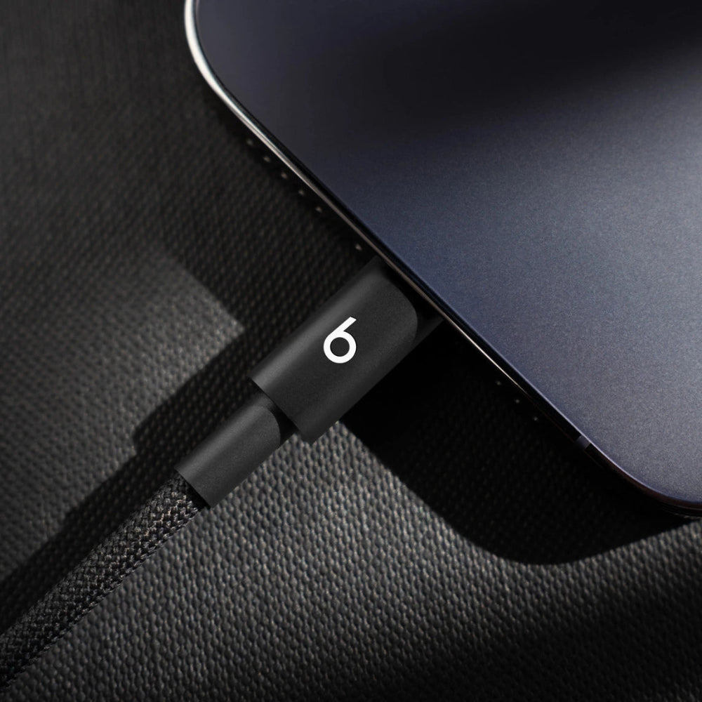 Cable Beats Trenzado USB-C a Conector Lightning (1.5 m) - Negro