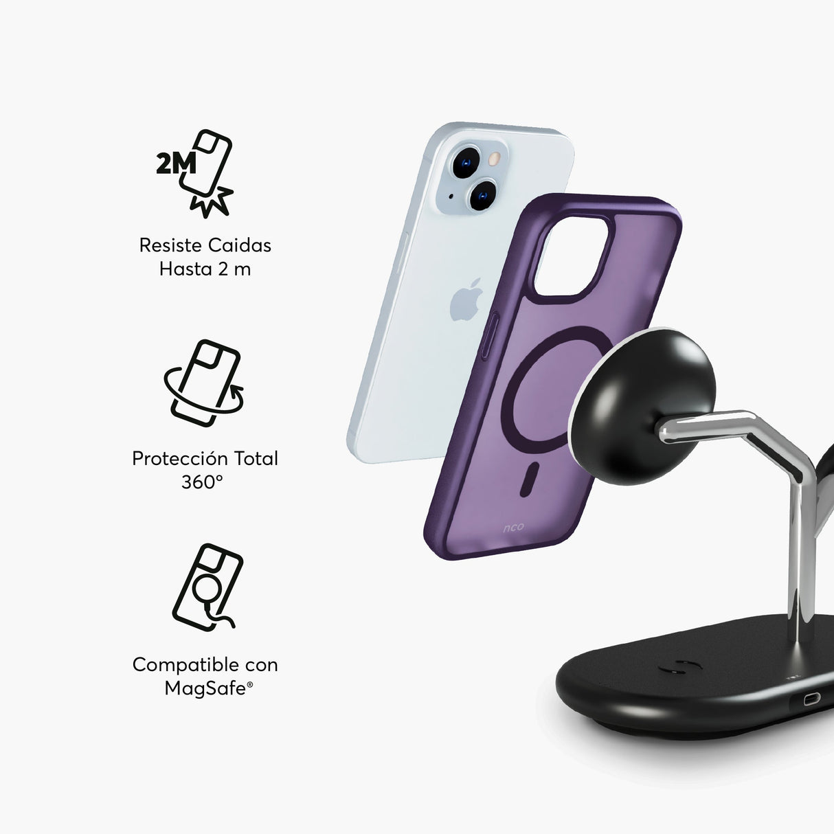 SafeCase Lite NCO con MagSafe para iPhone 15 Series