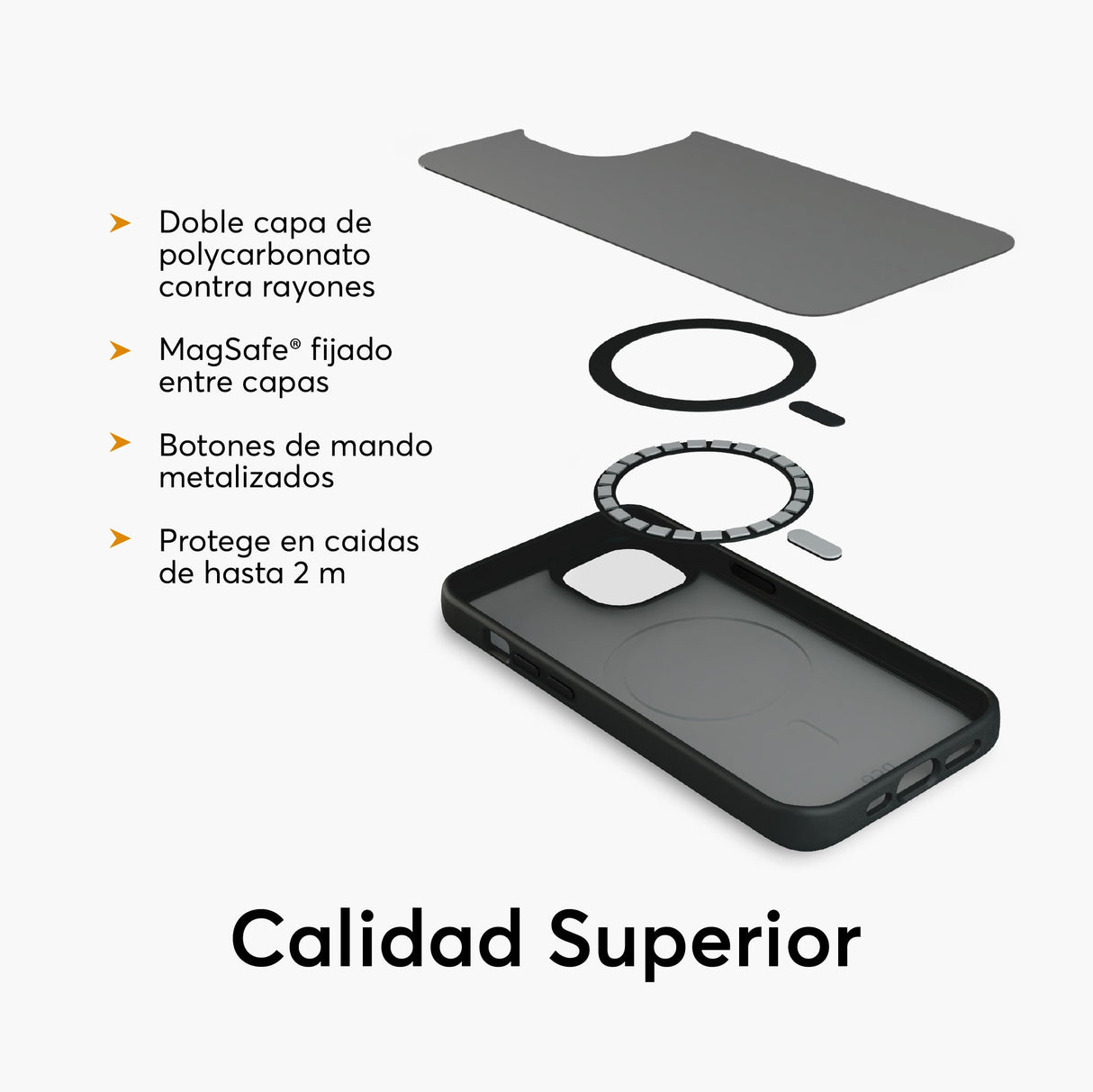 SafeCase Lite NCO con MagSafe para iPhone 15 Series