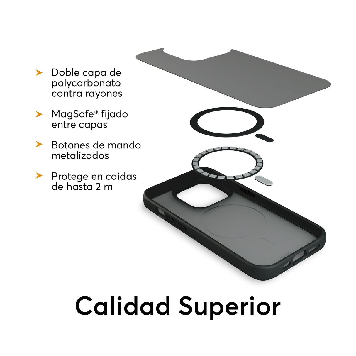 SafeCase Lite NCO con MagSafe para iPhone 15 Series
