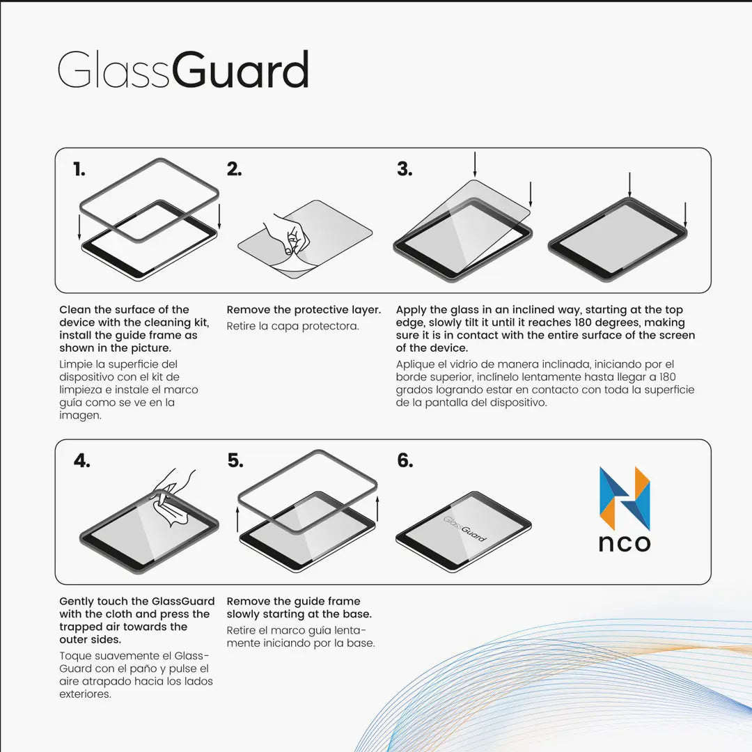 GlassGuard NCO para iPad