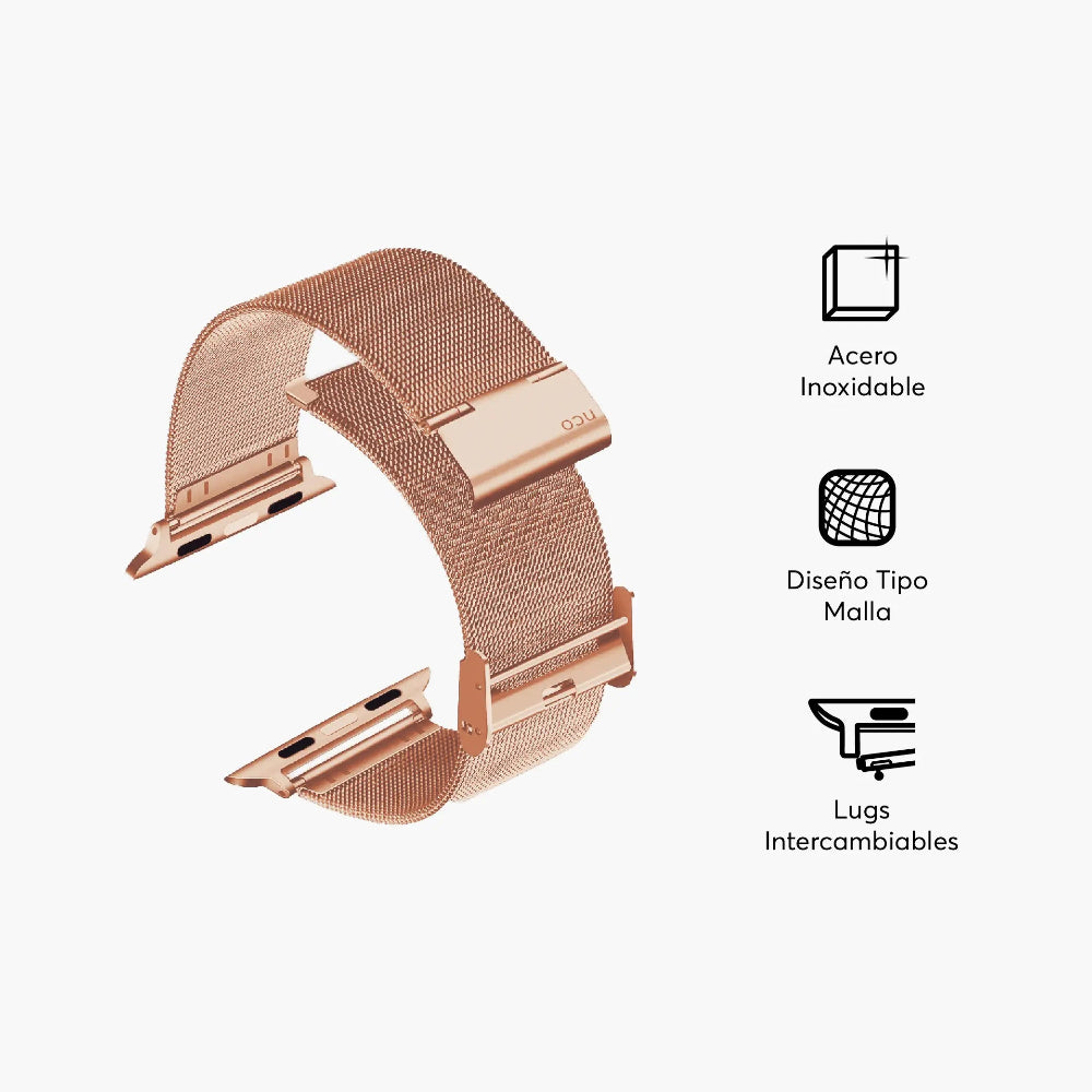 Correa de acero MeshLoop NCO para Apple Watch
