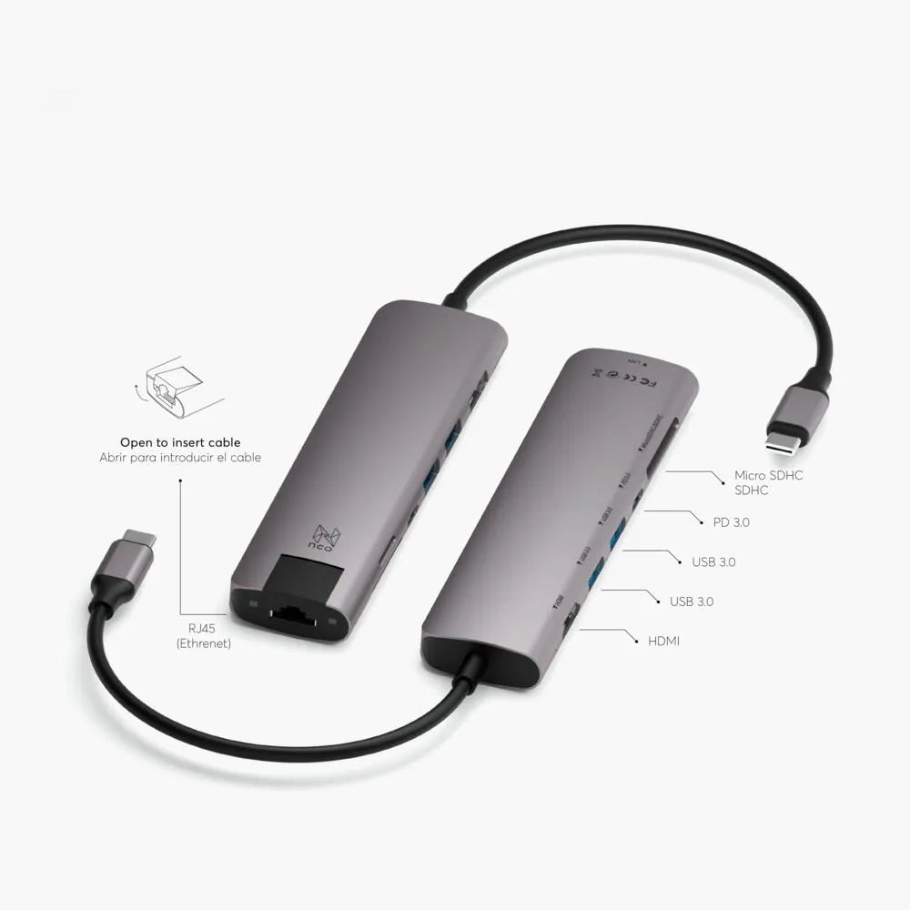 Multipuerto Ultra NCO para MacBook (USB-C) - Gris Espacial