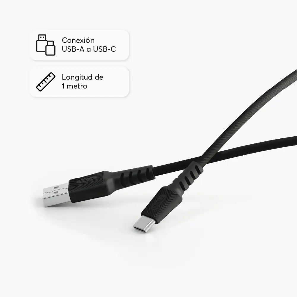 Cable Trenzado NCO PowerLite 1m USB-C a USB-C