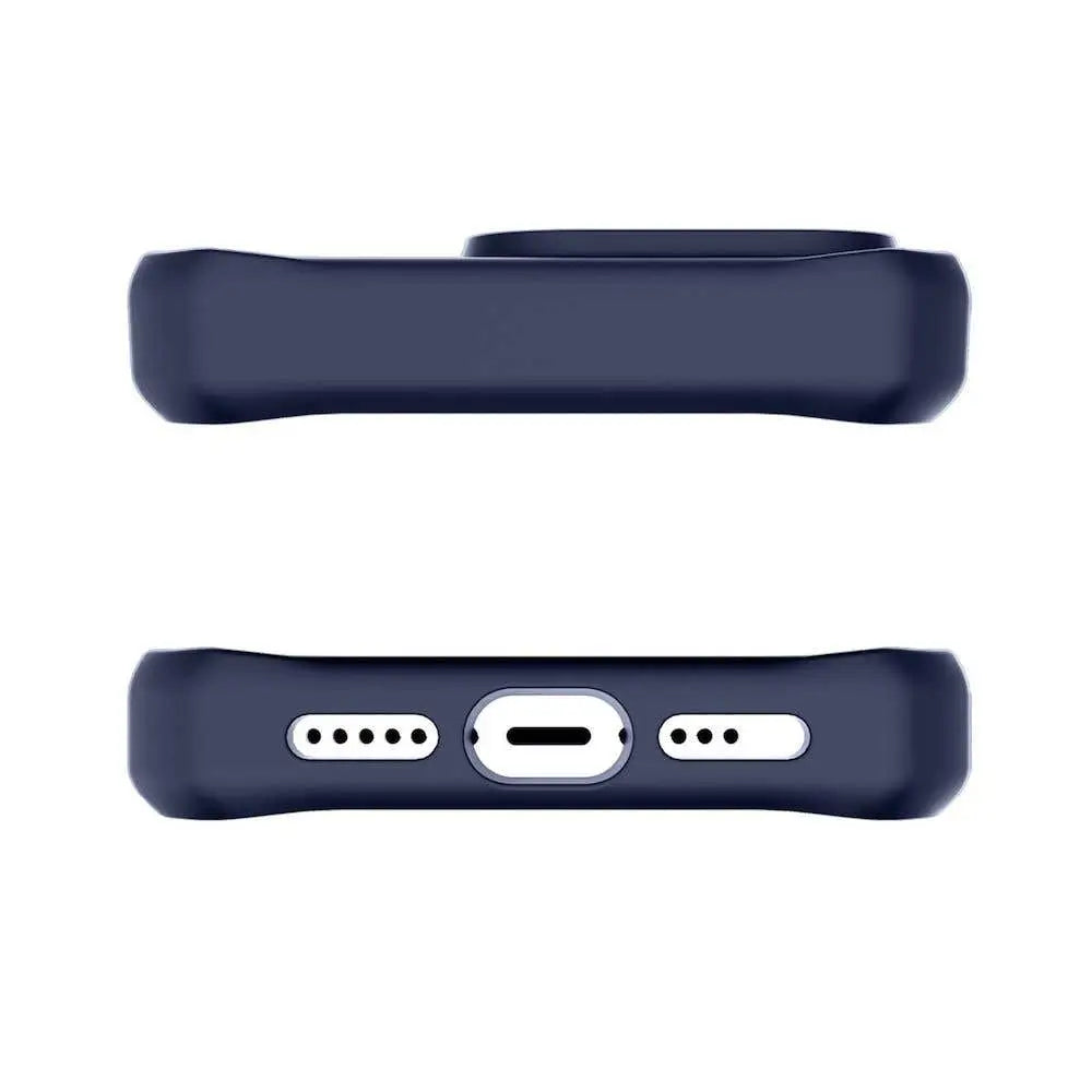 ItSkins Case Ballistic R Nylon con MagSafe para iPhone 15 Pro - Azul Oscuro