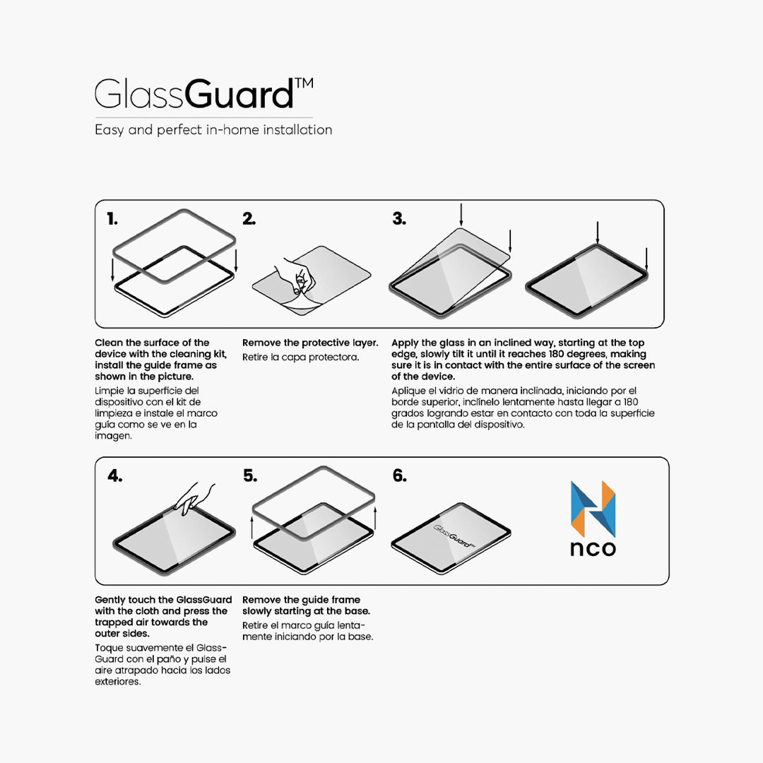 GlassGuard NCO para iPad