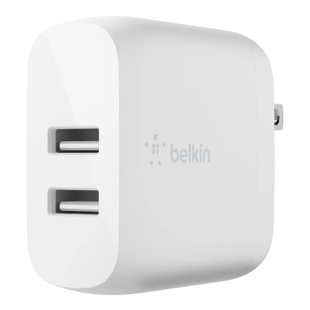 Cargador de pared Belkin USB-A 24W - Blanco