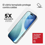 Protector de Pantalla Zagg Glass Elite para iPhone Series 17 - Transparente