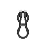 Cable Mophie essential trenzado USB-C a USB-C 60w 1m - Negro