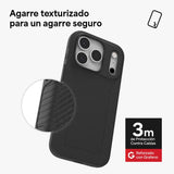 Case ZAGG Luxe con MagSafe para iPhone Series 17 - Negro