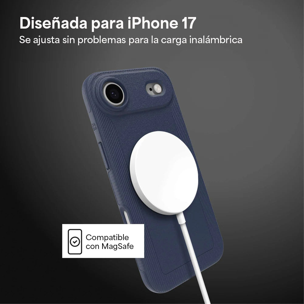 Case ZAGG Luxe con MagSafe para iPhone 17 Azul Marino