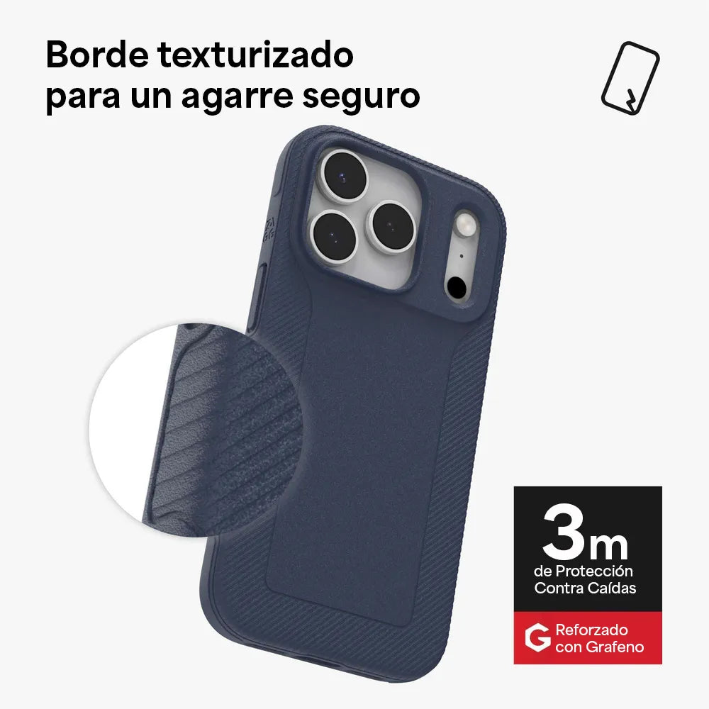 Case ZAGG Luxe con MagSafe para iPhone 17 Azul Marino