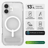 Case ZAGG Crystal Palace con MagSafe KS para iPhone Series 17 - Transparente