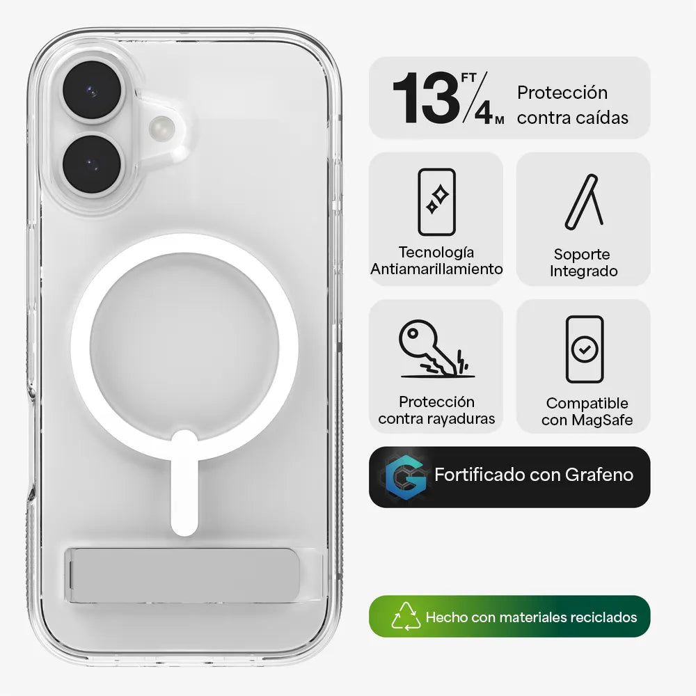 Case ZAGG Crystal Palace con MagSafe KS para iPhone 17 Series