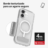 Case ZAGG Crystal Palace con MagSafe KS para iPhone Series 17 - Transparente