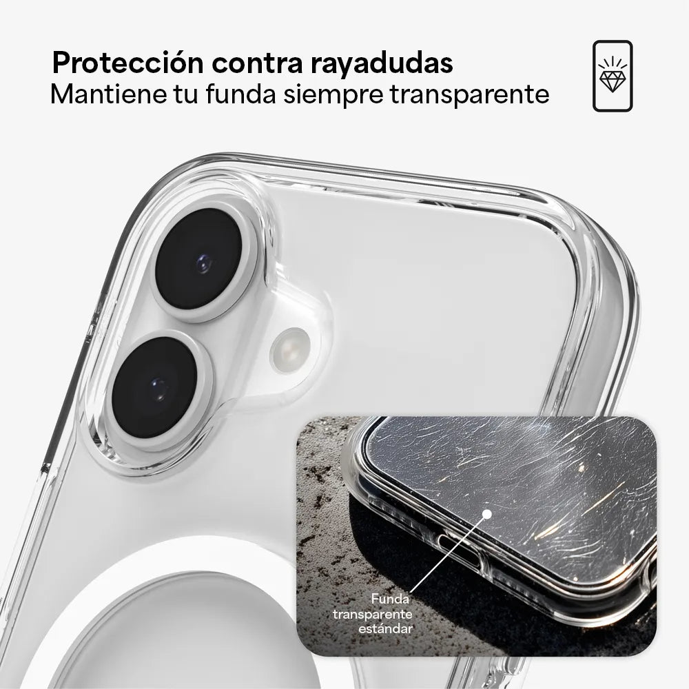 Case ZAGG Crystal Palace con MagSafe KS para iPhone Series 17 - Transparente