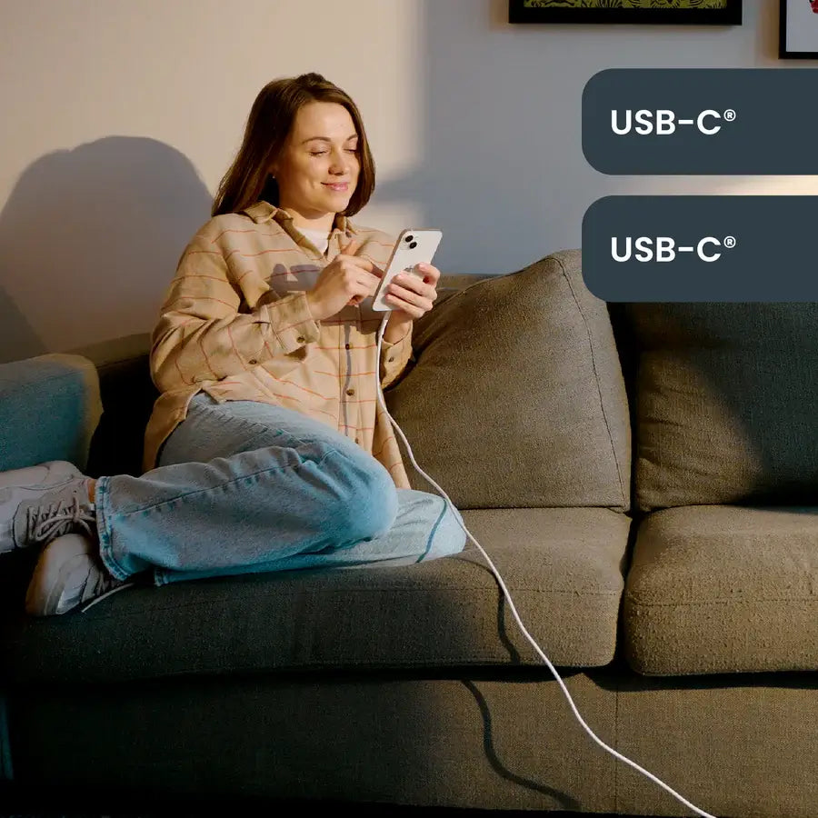 Cable VENTEV USB-C a USB-C 3m - Gris