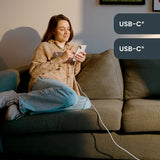 Cable VENTEV USB-C a USB-C 3m - Gris