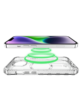 Case ItSkins Supreme R Clear con MagSafe para iPhone 14 Plus - Transparente