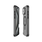 Case ItSkins Hybrid R Vapor con MagSafe para iPhone 16 Pro Max - Negro