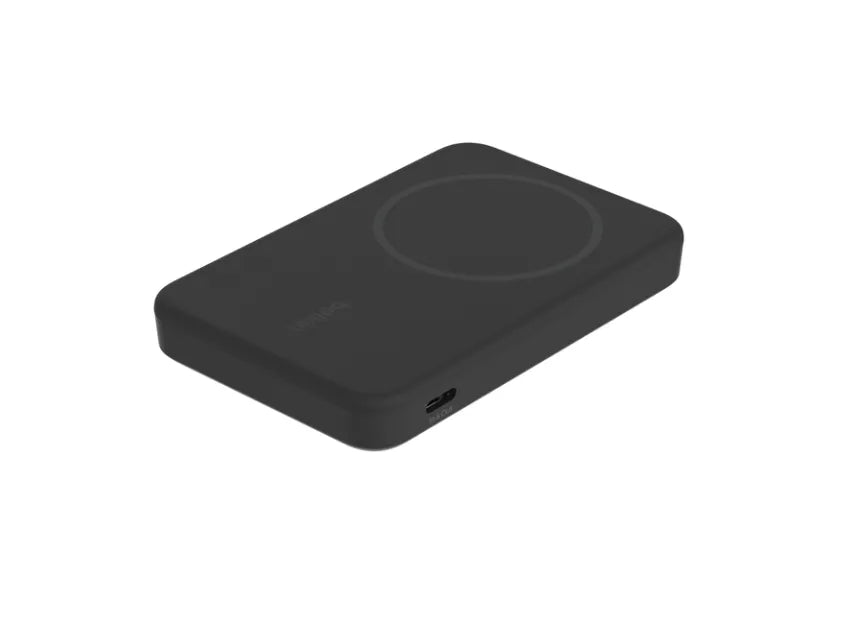 Bateria Inalambrica Belkin  5000 mAh con MagSage+ Soporte - Negro