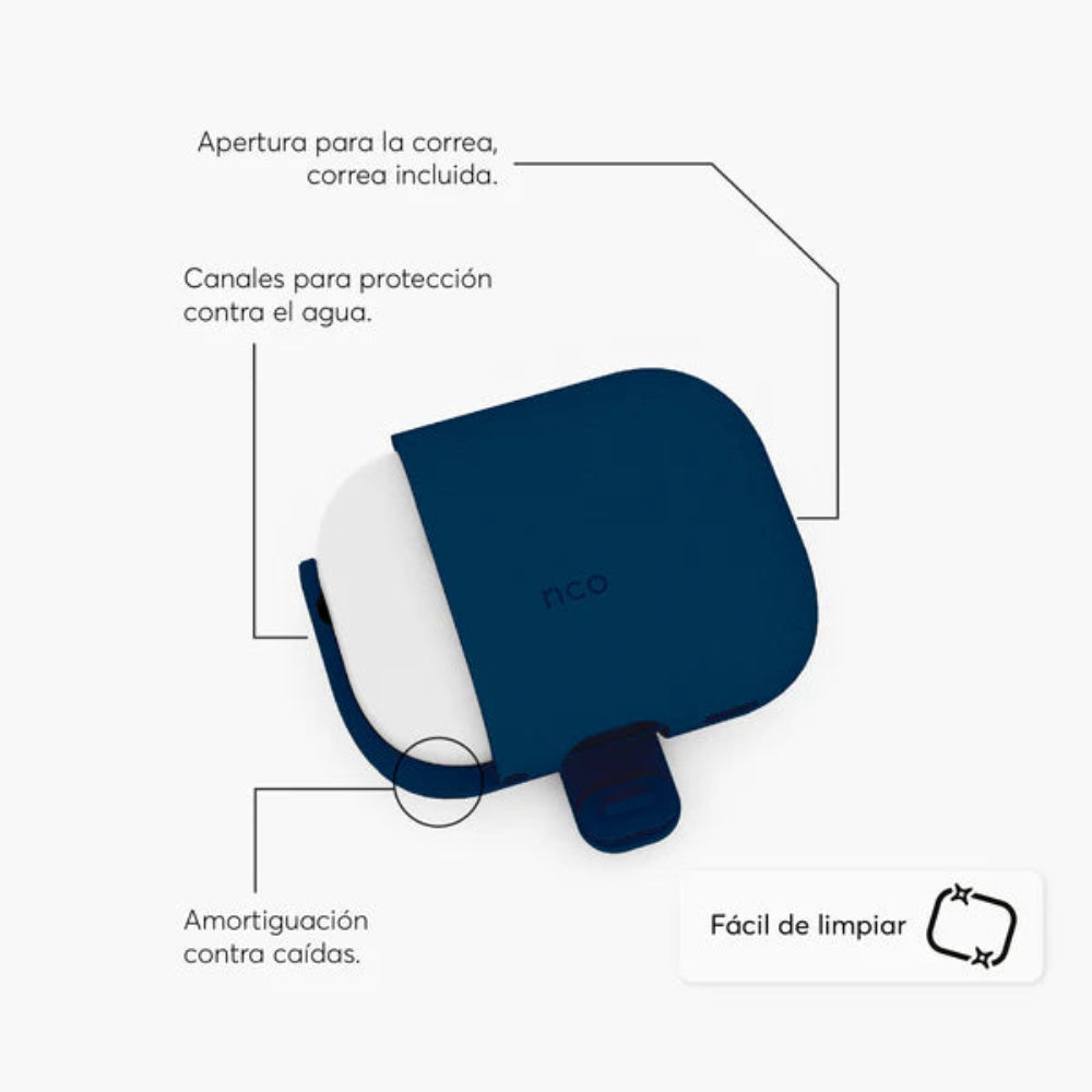 Case NCO SiliconeGuard para AirPods Pro 3