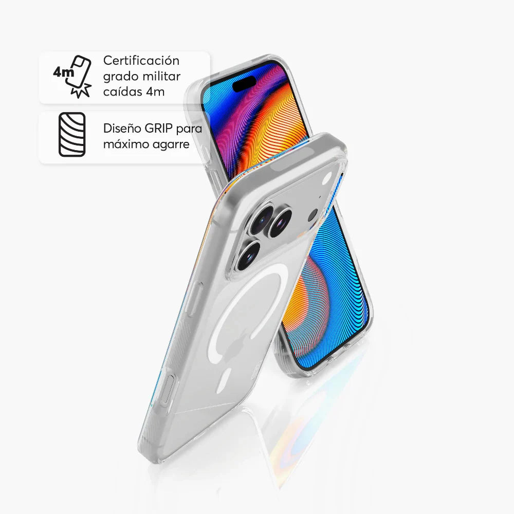 Case NCO SafeCase Force con MagSafe para iPhone 17 Pro Max - Transparente