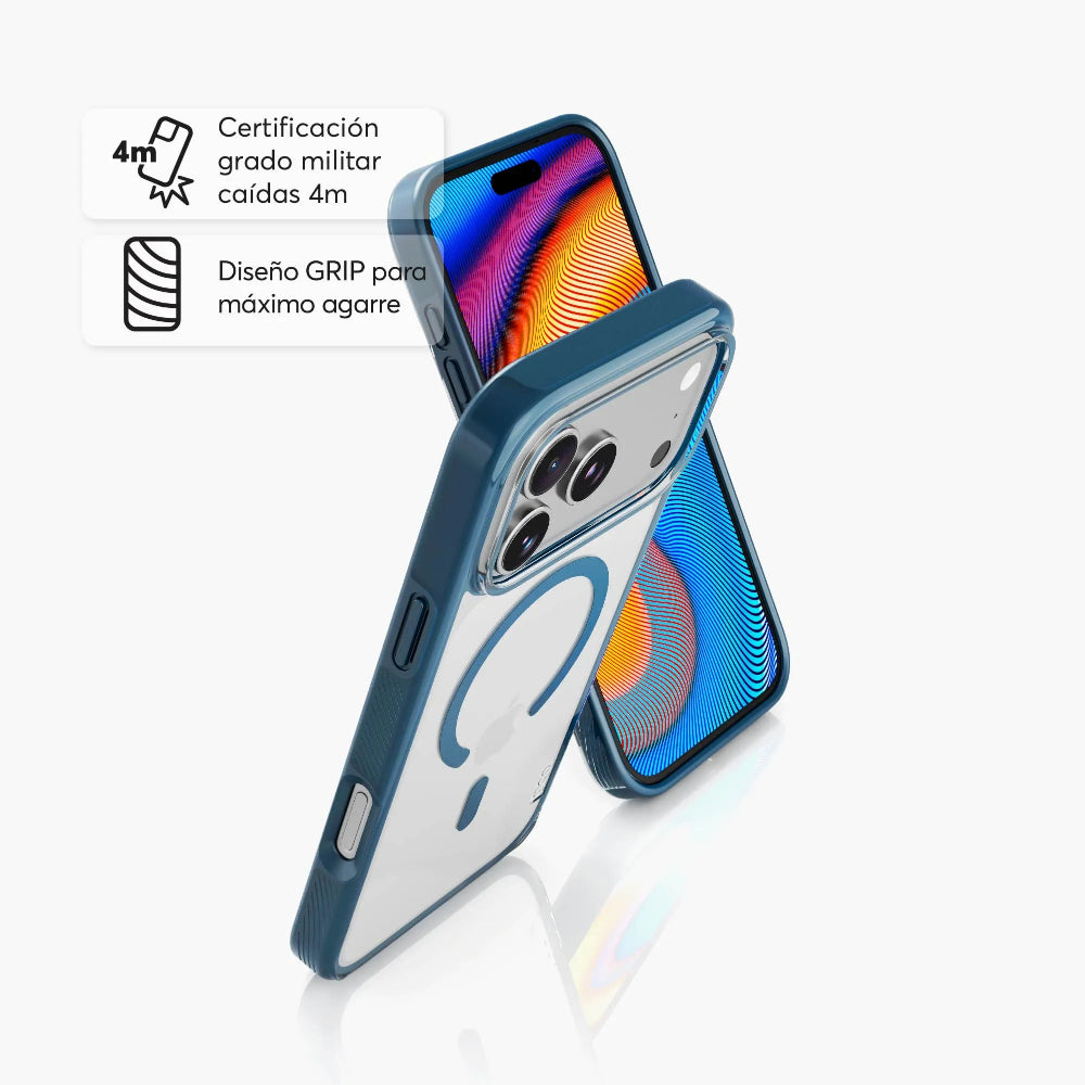 SafeCase Force Azul NCO para iPhone 17 Series Compatible con MagSafe