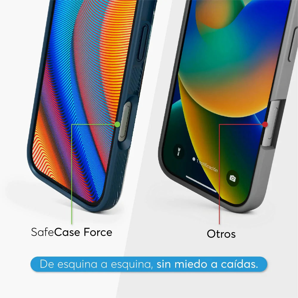 Case NCO SafeCase Force con MagSafe para iPhone Series 17 - Azul Naval