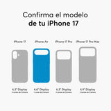 Case NCO SafeCase Clear con MagSafe para iPhone Series 17 - Arcoiris