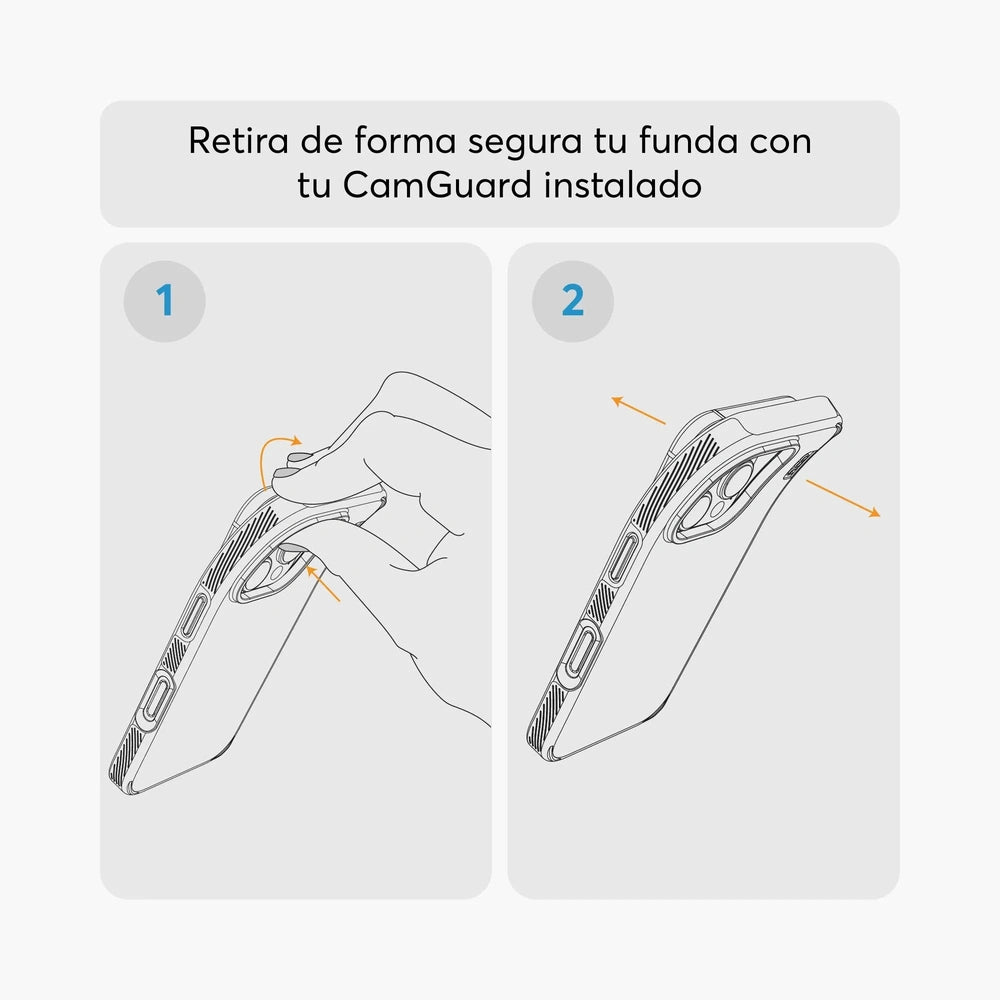 Protector de cámara NCO CamGuard Ring para iPhone 17 Pro - Transparente